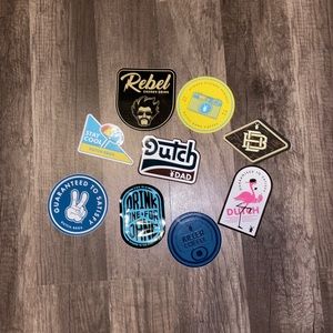9pc Dutch Bros stickers